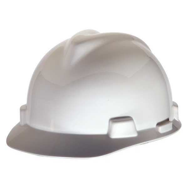 Front Brim Hard Hat, Type 1, Class E, One-Touch (4-Point), White