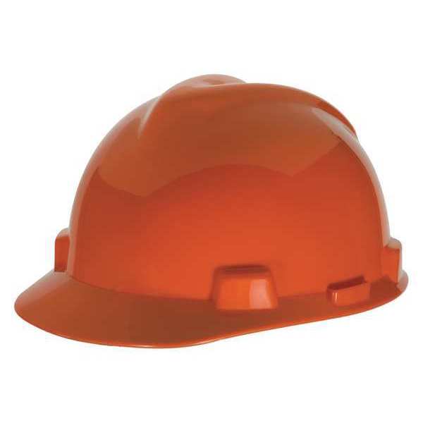 Front Brim Hard Hat, Type 1, Class E, One-Touch (4-Point), Orange