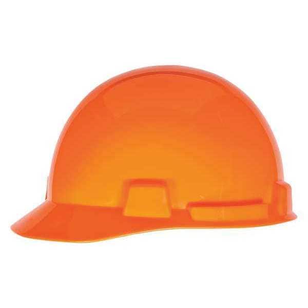 Front Brim Hard Hat, Type 1, Class E, Ratchet (6-Point), Hi-Vis Orange