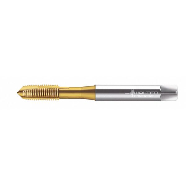 Spiral Point Tap, M10-1.5, Bottoming, Metric, 3 Flutes, TiN