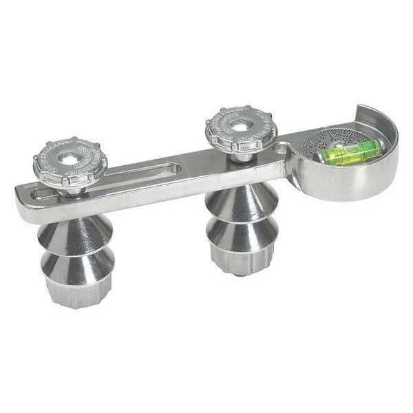20 Dual-Angle Flange Level Alum Up to 24 Inches Radius