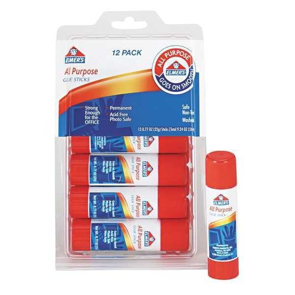 Glue Stick, All-Purpose, PK12