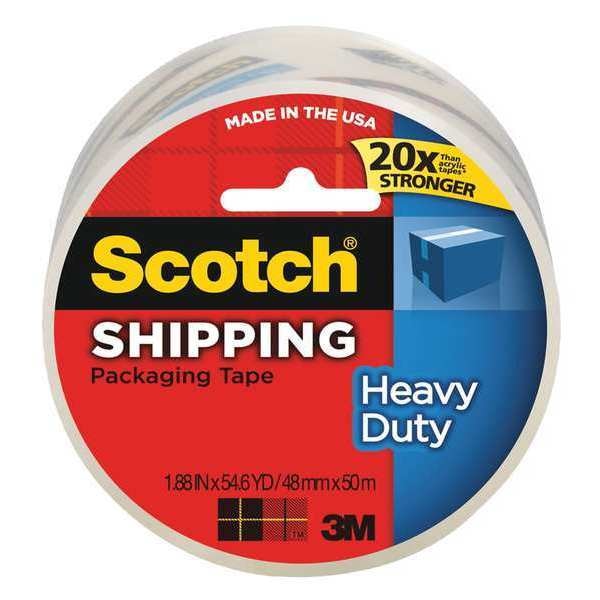 Packaging Tape, Dispener, Clear, Heavy Duty