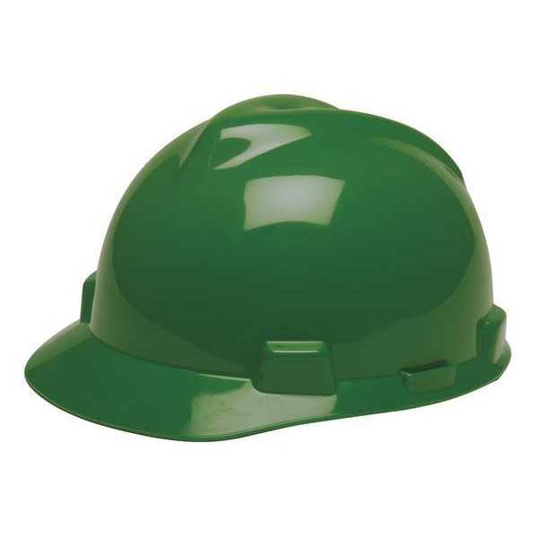 Front Brim Hard Hat, Ratchet (4-Point), Green