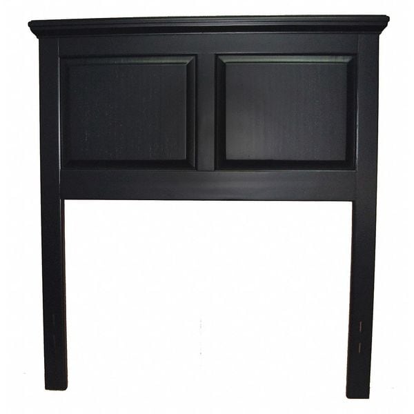 Twin Cottage Style Headboard, Ebony
