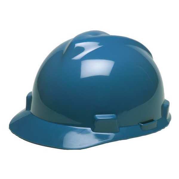 Front Brim Hard Hat, Ratchet (4-Point), Blue