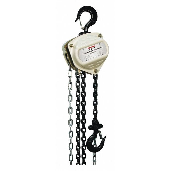 Hand Chain Hoist With 15ft Lift, 1-Ton