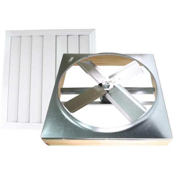 30 In. 2-Speed Direct Drive Whole House Fan with Shutter
