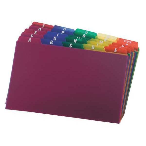 CardGuides, Alpha, 1/5Tab, 5x8, PK25