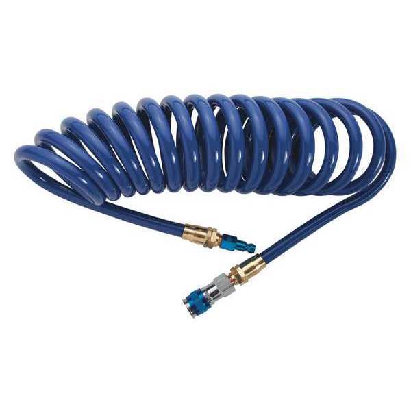25 ft. Coil Hose Disconnect Fittings