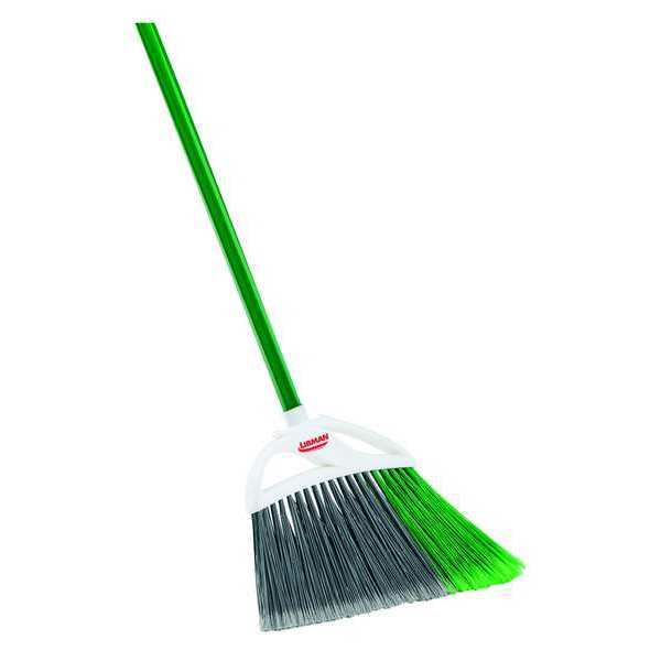 Libman Large Precision AngleÂ® Broom, Steel Handle, 13