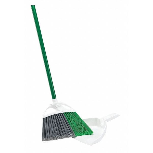 Libman Precision AngleÂ® Broom with Dust Pan Set, 11