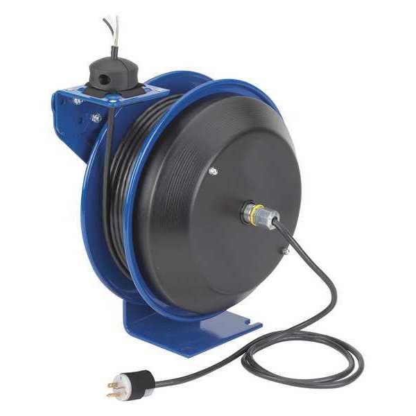 50 ft. 12/3 Spring Driven Cord Reel 1 Outlets