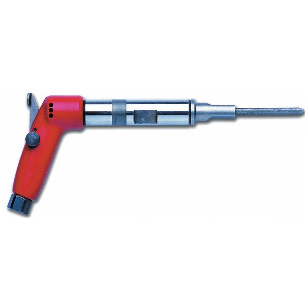 3/8 Inch Air Chipping Hammer, Round Shank, Stroke 1.77 in, Bore Diameter 0.51 in - 4000 BPM