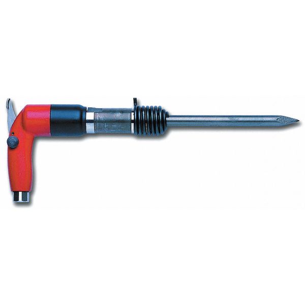 1/2 Inch Air Chipping Hammer, Hex Shank Shank, Stroke 2.28 in, Bore Diameter 0.71 in - 3500 BPM