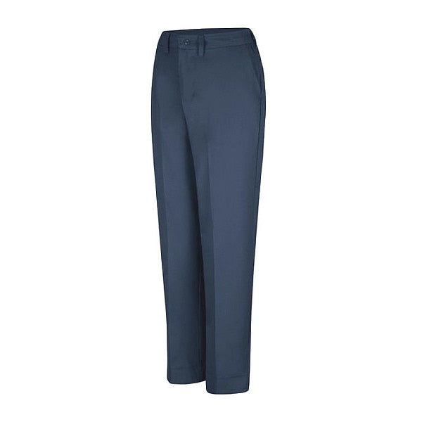 Womens Navy Side Elastic Workpant