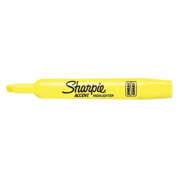 Highlighter, Sharpie, Yellow, PK36