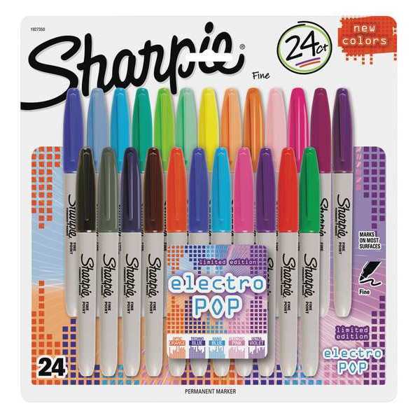 Sharpie Marker, Fine PointAssorted, PK24