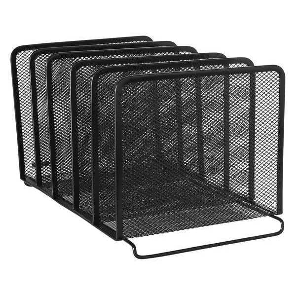 Stacking Mesh 5 Section Sorter, Black