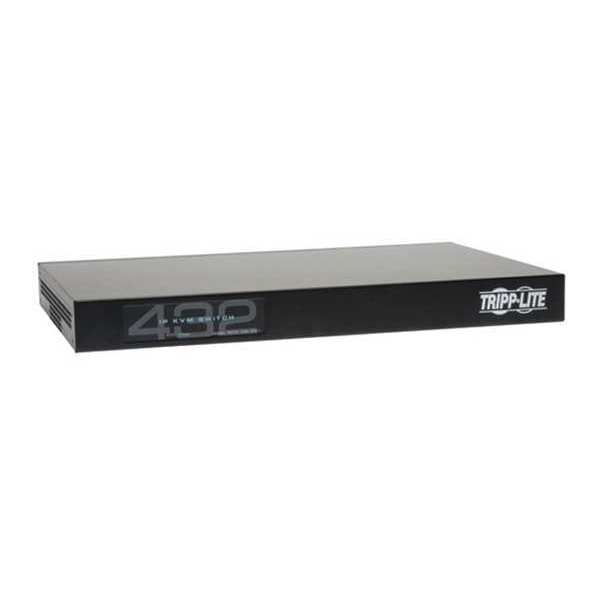KVM, 32-Port, Cat 5, IP, 4+1, 16 Dongles, 1U