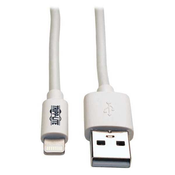 Charge Cable, Apple Lightning, White, 10ft