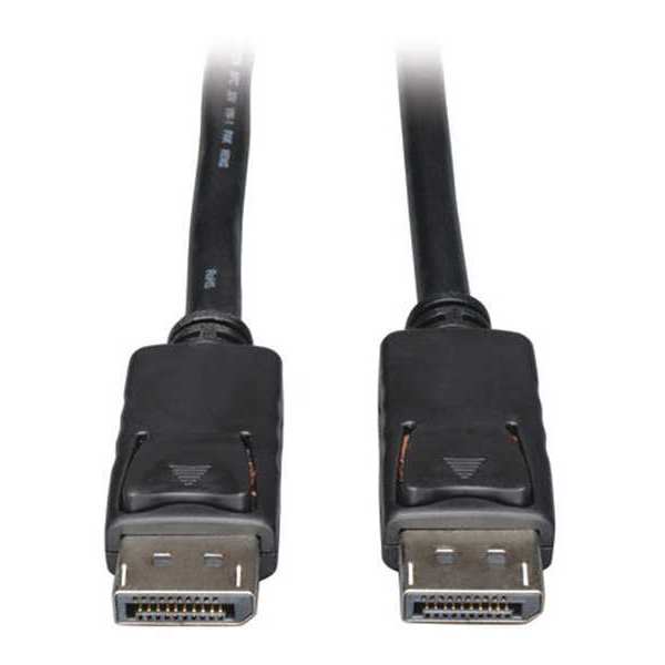 DisplayPort Cable, Latches, 4Kx2K, M/M, 1ft