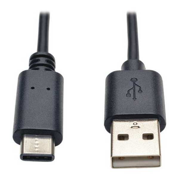 USB 2.0 Cable, Hi-Speed, Type A-C, M/M, 3ft