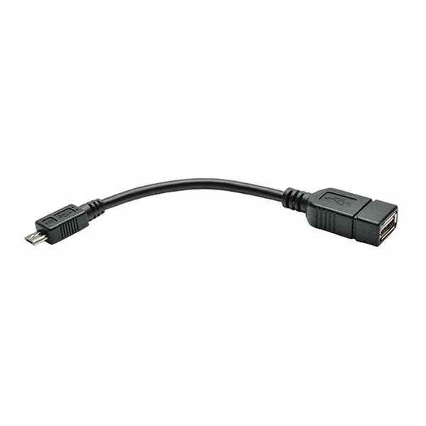 Micro USB Adapter Cable, Micro, M/F, 6