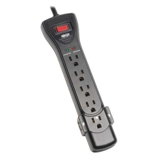 Surge, 7 Outlet, 25ft cord, 2160J, Black