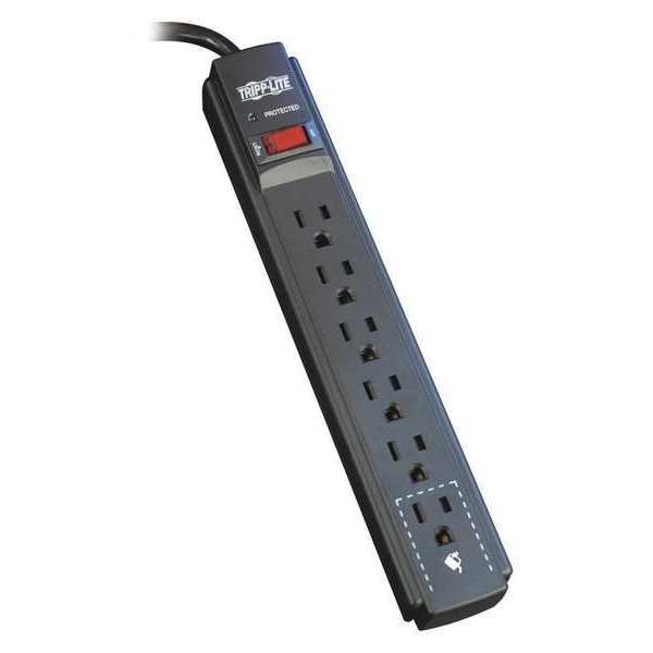 Surge, 6 Outlet, 15ft cord, 790J, Black