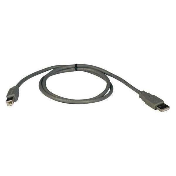 USB 2.0 Cable, Hi-Speed A/B, M/M, 3ft