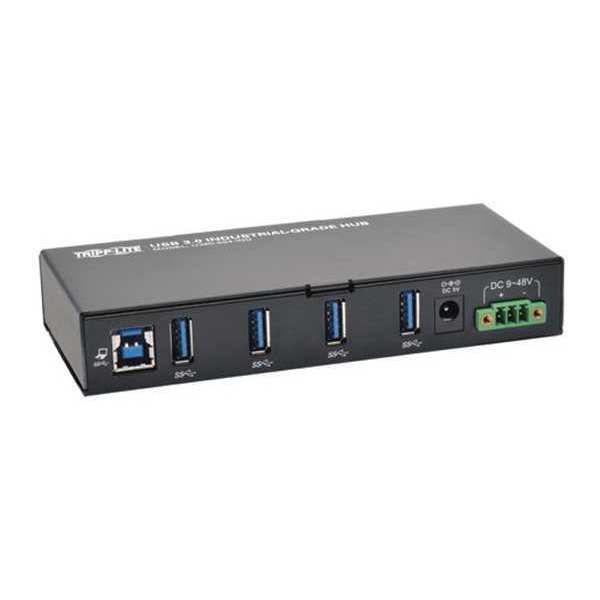 USB Hub, 4-Port, Industrial, 15KV ESD, Metal