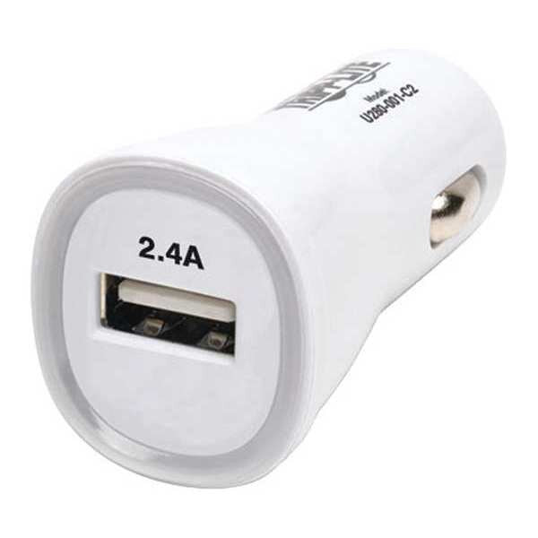 USB Car Tablet Charger, 5V, 2.4A/12W, 1port