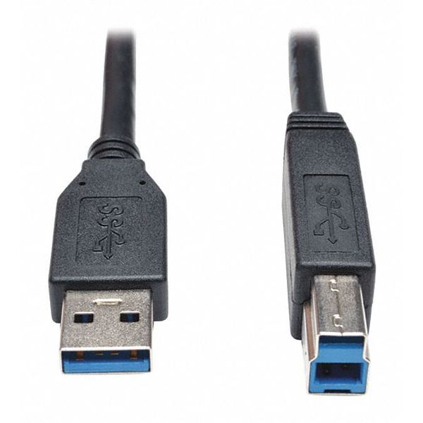 USB 3.0 Cable, SuperSpeed, AB M/M, 3ft
