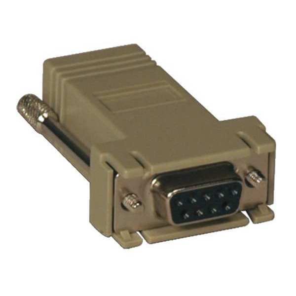 Serial Adapter, Modular, Crossover, DB9 F