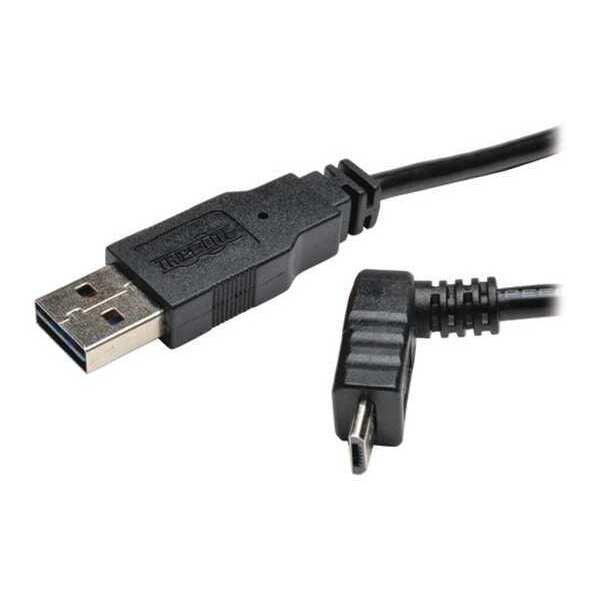 USB Reversible 2.0 Cable, UA, MicroB, 6ft