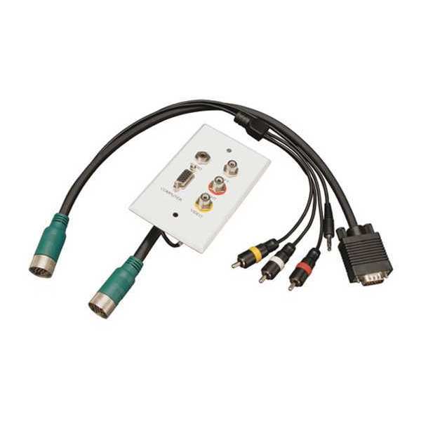 Easy Pull Connector, RCA, VGA, M/F, 3.5mm