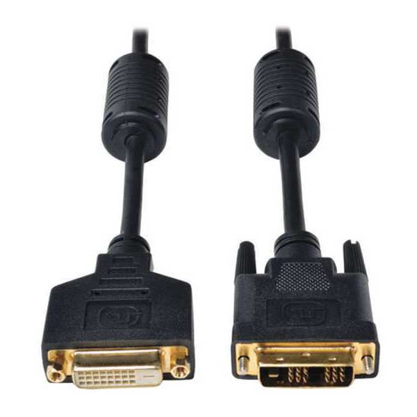 DVI Single Cable, TMDS, DVI-D M/M, 6ft, Length: 6 ft.