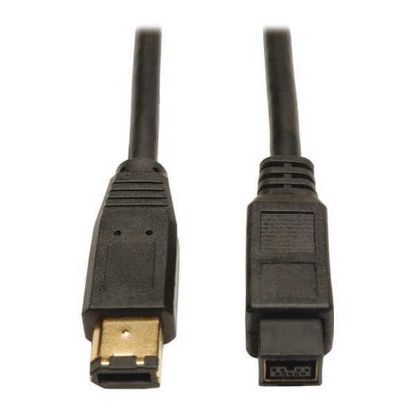 Firewire Cable, 9pin/6pin, M/M, 10ft