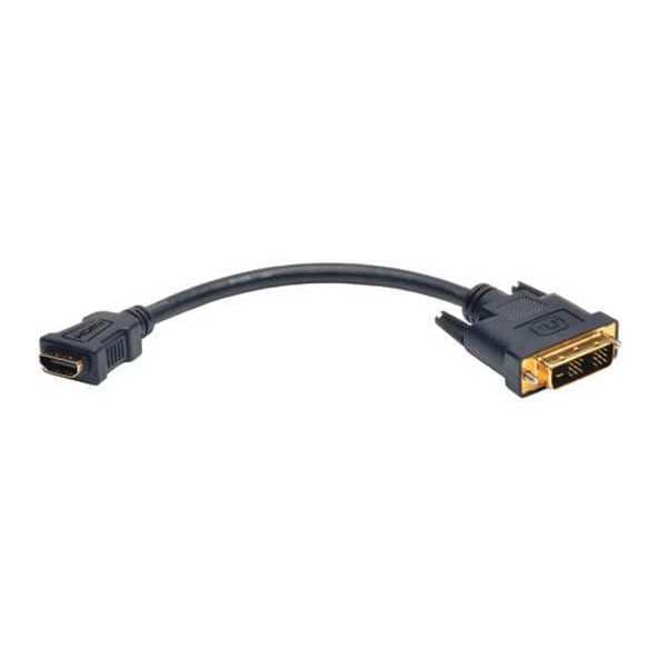 HDMI to DVI Adapter, HDMI, DVI-D, F/M, 8