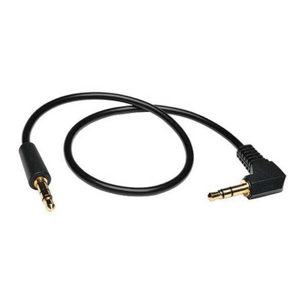 Audio Cable, Mini Stereo, 3.5mm, M/M, 3ft