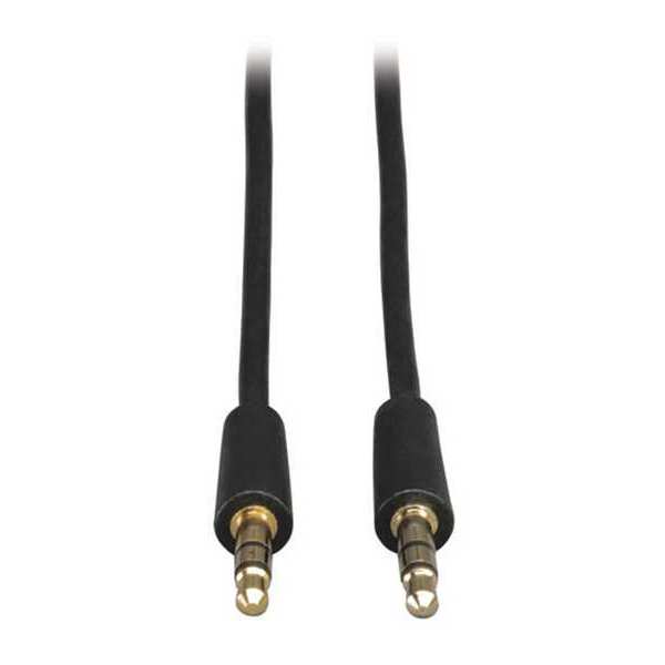 Audio Cable, Mini Stereo, 3.5mm, M/M, 10ft