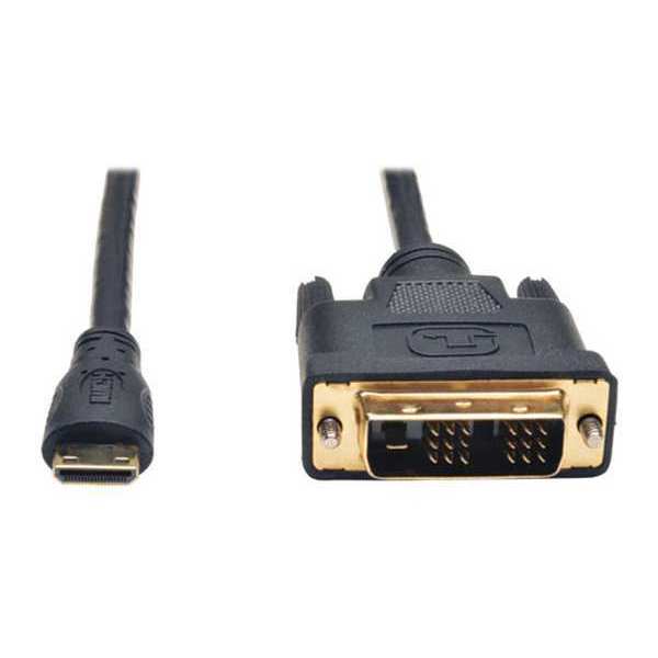 Mini HDMI to DVI Cable, DVI-D M/M, 6ft