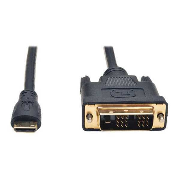 Mini HDMI to DVI Cable, DVI-D M/M, 10ft