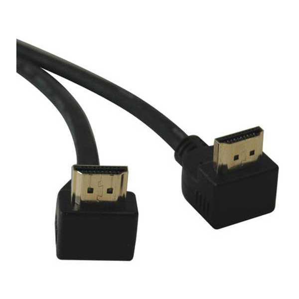 HDMI Cable, Hi Speed, 2 RA, M/M, M/M, 6ft