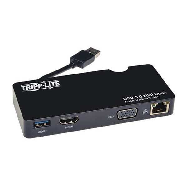 USB 3.0 Dock, Mini, HDMI, VGA, Ethernet