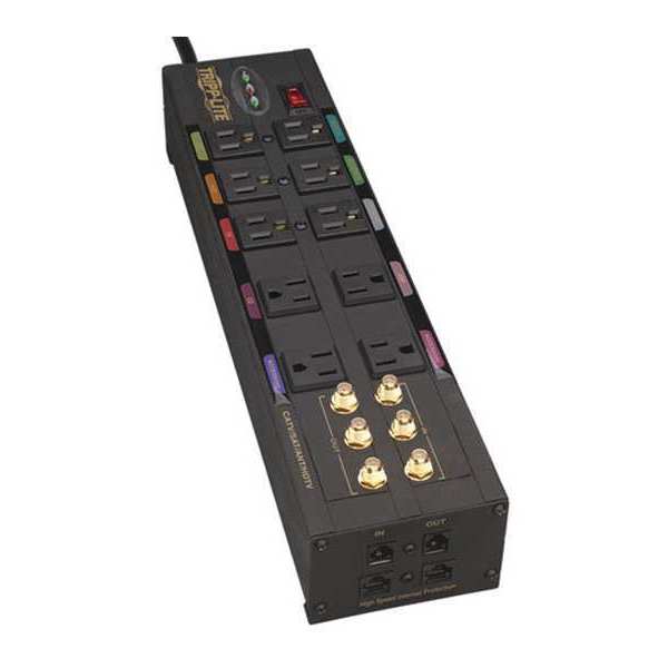 Surge, Theater, 10 outlet, 3840J, 8ft cord