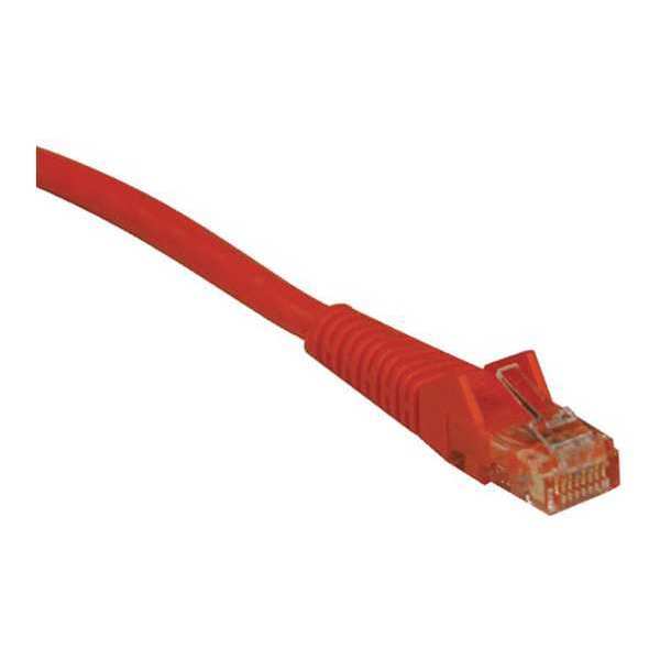 Cat5e Cable, Snagless, Molded, Orange, 7ft