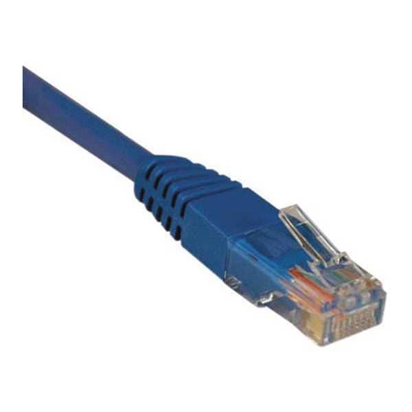 Cat5e Cable, Molded, RJ45 M/M, Blue, 50ft