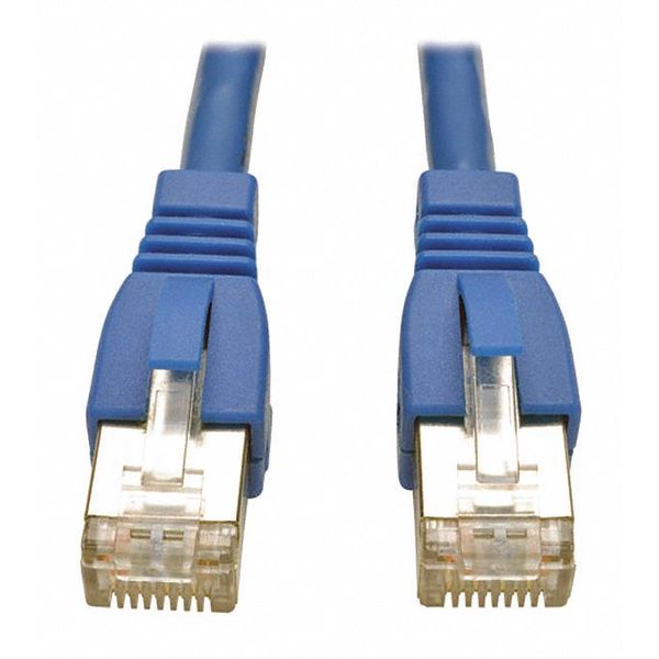 Cat6(a) Cable, Shielded (STP), Blue, 3ft